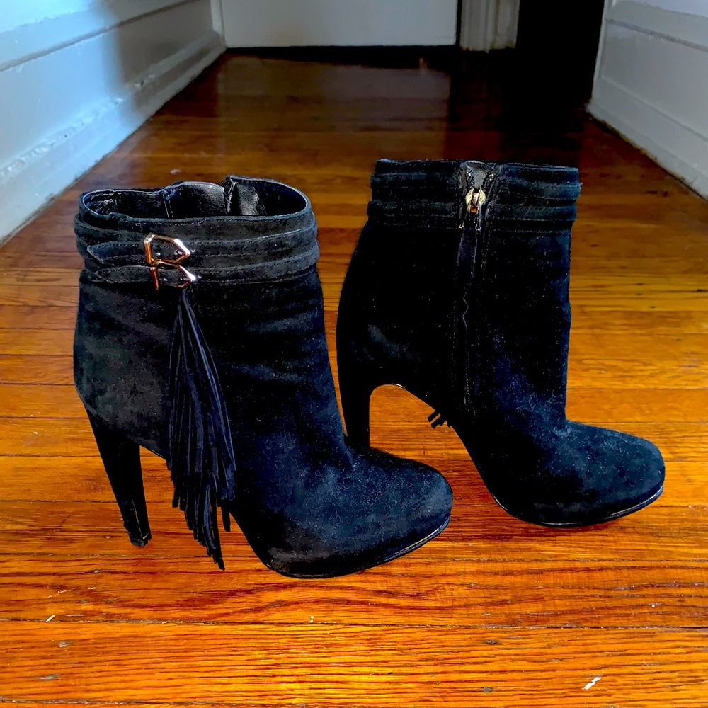 Sam Edelman Keegan suede fringe ankle boot